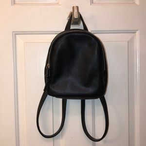 Black Mini Backpack